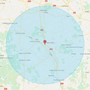 zone d'intervention SAS LMDS Briare