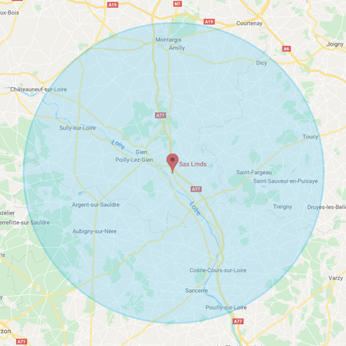 SAS LMDS intervient pour les professionnels 50 kilomètres autour de Briare (Loiret, Cher, Nièvre)